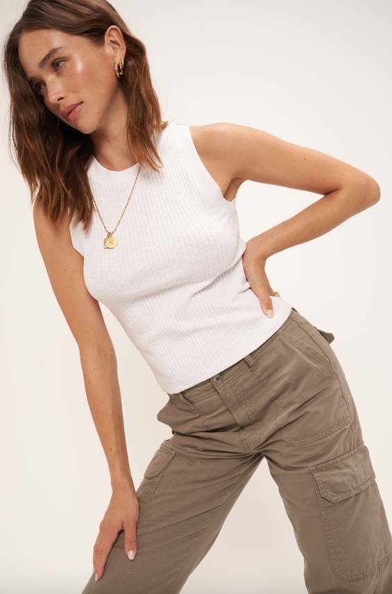 Player Racerback Rib Tank