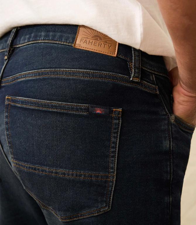 Stretch Terry Indigo 5 Pocket Denim