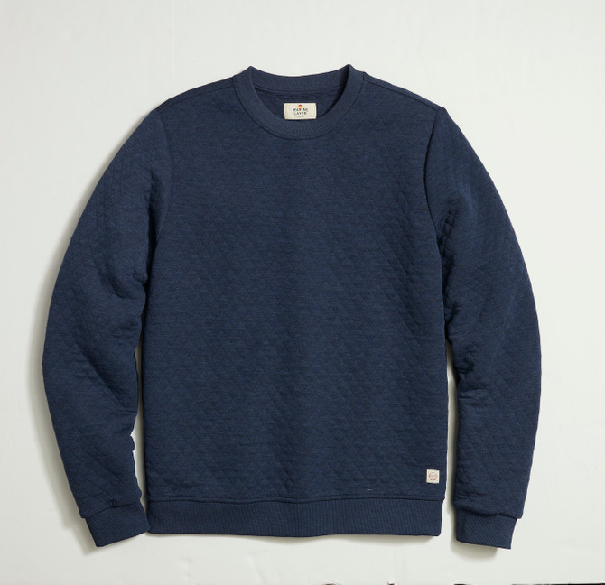 Corbet Quilted Crewneck