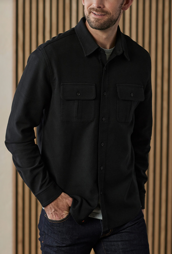 Comfort Terry Shirt Jacket