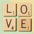 Scrabble Tiles Coaster Set 4