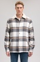 Check Shacket Gray Check
