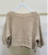 Boatneck 3/4 Sleeve Sweater