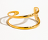 Zahara 18K Gold Double Strap Bracelet