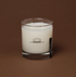 Leather + Pine Rocks Glass Candle