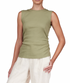 Ribbed Ruched Tank