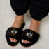 Beaded Evil Eye Slippers