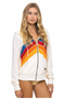 Mountain Chevron Zip Hoodie