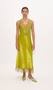 Bea Satin Midi Dress
