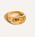 Angela 18K Gold Star Dome Ring