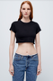 Cropped 60's Slim Tee