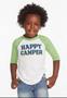 Happy Camper 3/4 Sleeve Tee