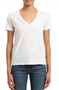Basic Slub V-neck 