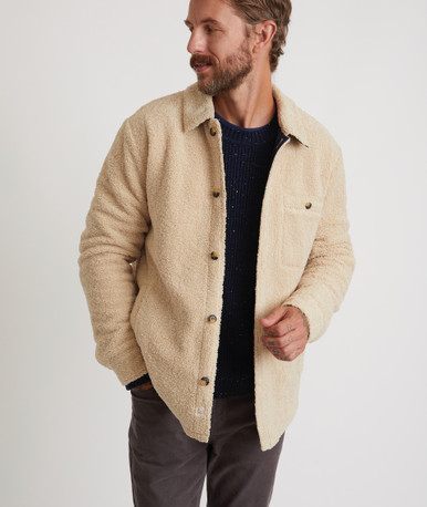 Adam Sherpa Overshirt - Hazel Twenty/Lex Twenty Menswear