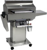 Pheonix Stainless Steel Grill On Stainless Steel Pedestal Cart