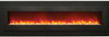 SIERRRA FLAME WM-FML-85 ELECTRIC FIREPLACE WITH 85"X27" BLACK STEEL SURROUND