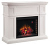 CLASSIC FLAME ARTISAN ELECTRIC FIREPLACE WITH WHITE MANTEL