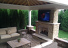 Outdoor Stainless Steel Fireplace