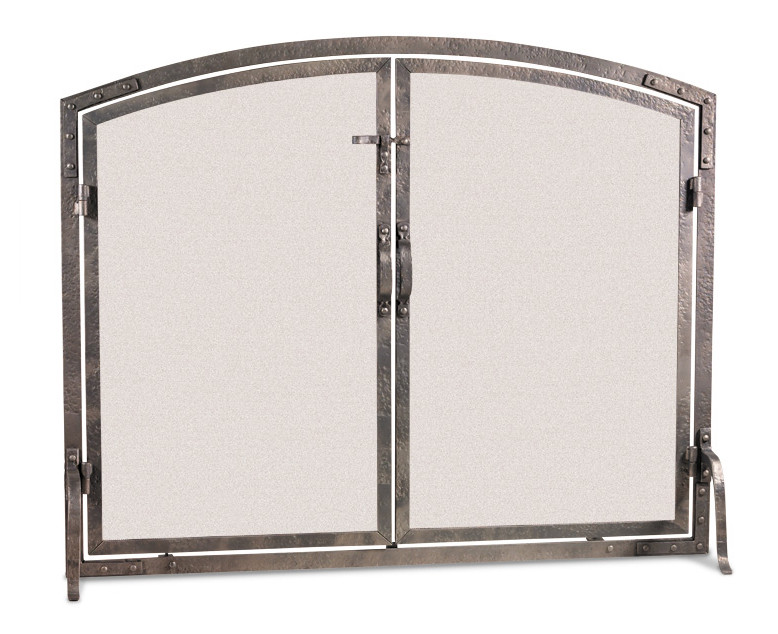Pilgrim Old World Arch Fireplace Screen Door