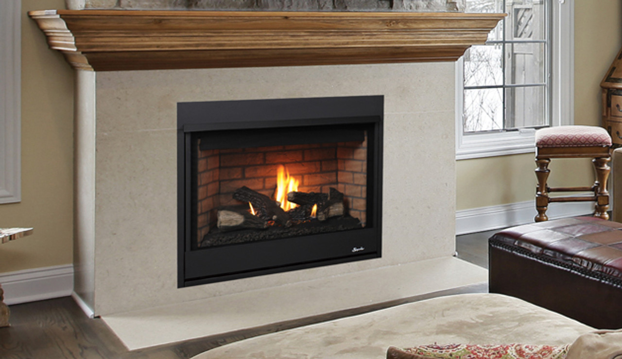 Superior Drt 2033 33 Direct Vent Gas Fireplace W/ Logs