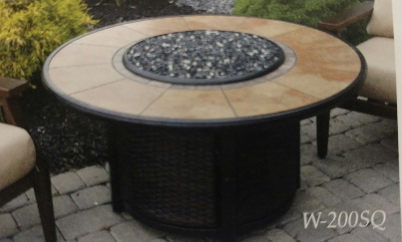 round table fire pit propane