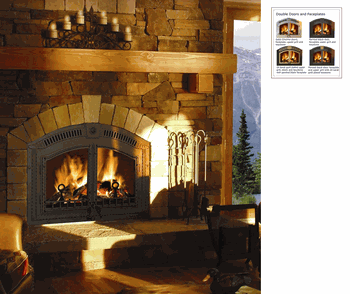 NAPOLEON NZ6000 WOOD BURNING ZERO CLEARANCE FIREPLACE
