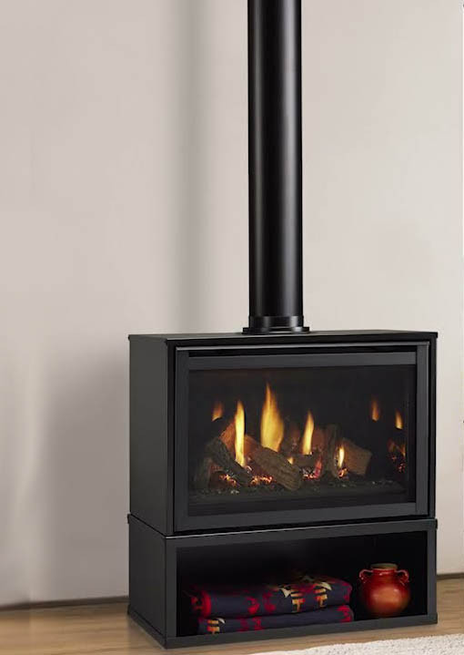 Majestic Ruby 30 Freestanding Gas Fireplace - Vented - #RUBY30I