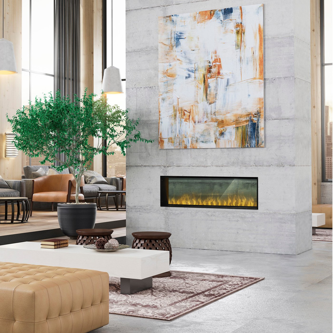 Dimplex 40-inch Optimyst Pro 1000 Built-in Electric Firebox with Heat