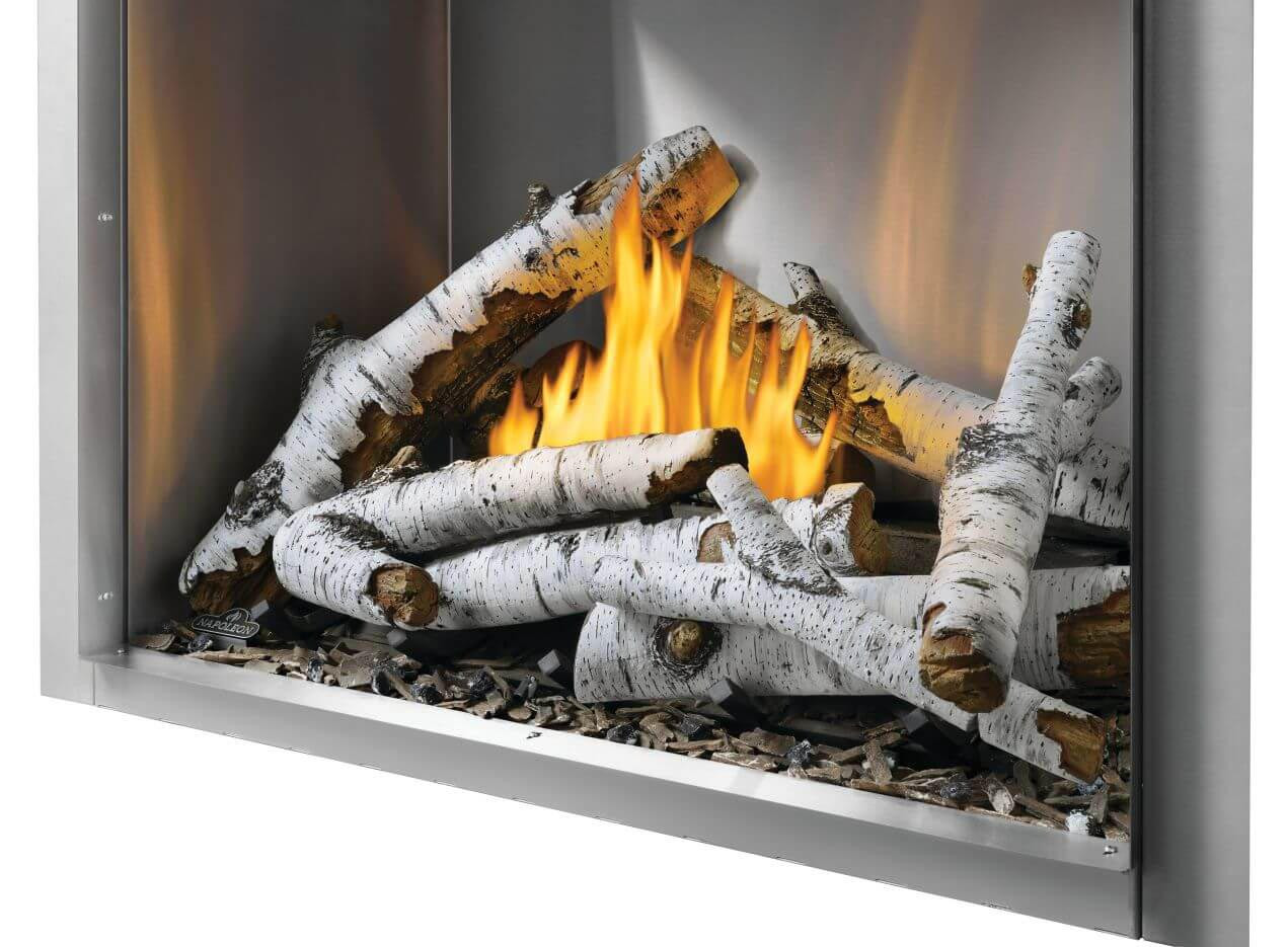 NAPOLEON GSS36 RIVERSIDE OUTDOOR GAS FIREPLACE STAINLESS STEEL