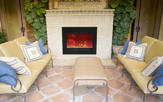 Amantii Zecl 30 Flushmt 30 Zero Clearance Electric Fireplace With