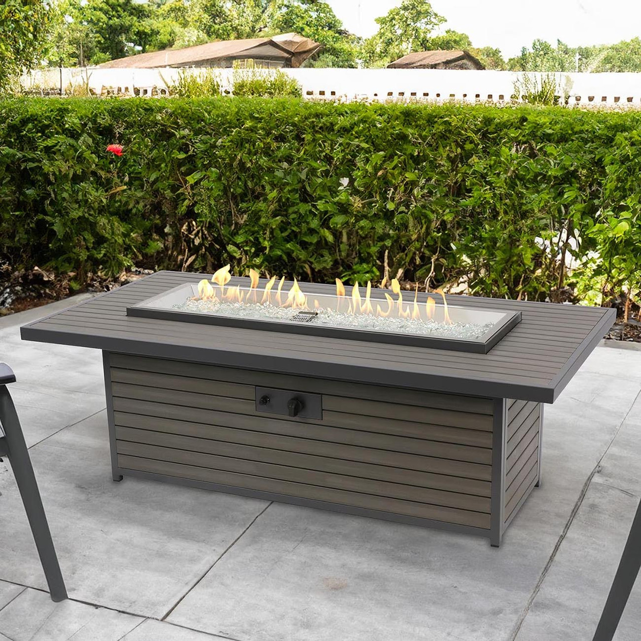 Outdoor Greatroom Brooks Gas Fire Pit Table - Thumbnail 4