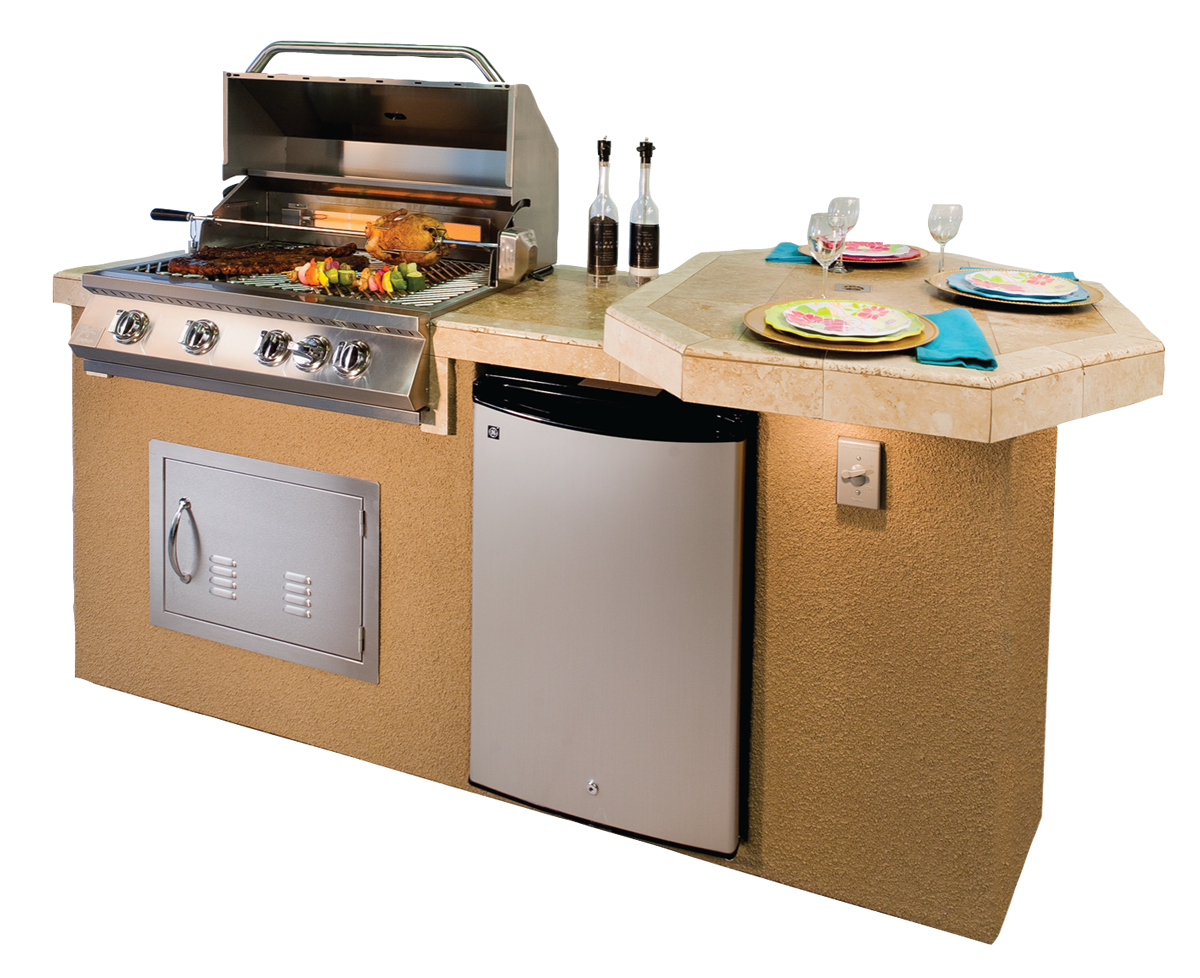 Kokomo Grills Poly BBQ Island