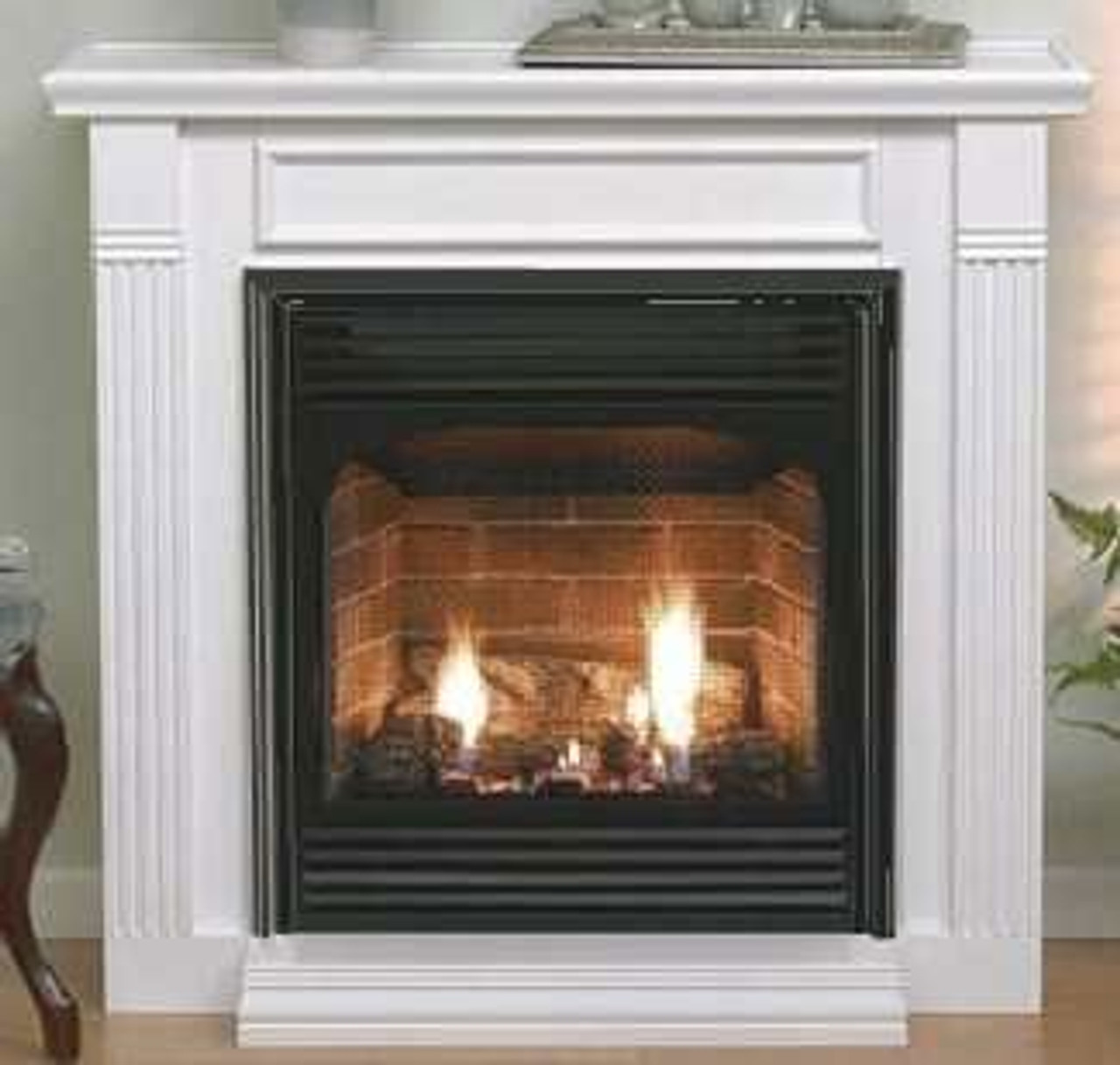 White Mountain Hearth FPP26E Liner Accessory for Vail VFD26 Vent-Free  Fireplace, Banded Brick