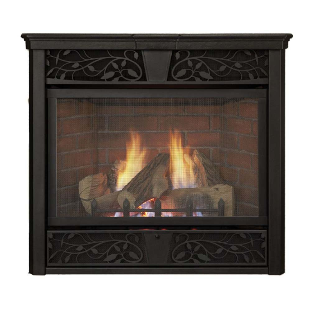 Monessen Symphony 32-Inch Vent-Free Traditional Fireplace With Control System [VFC32L] (SAK87014)