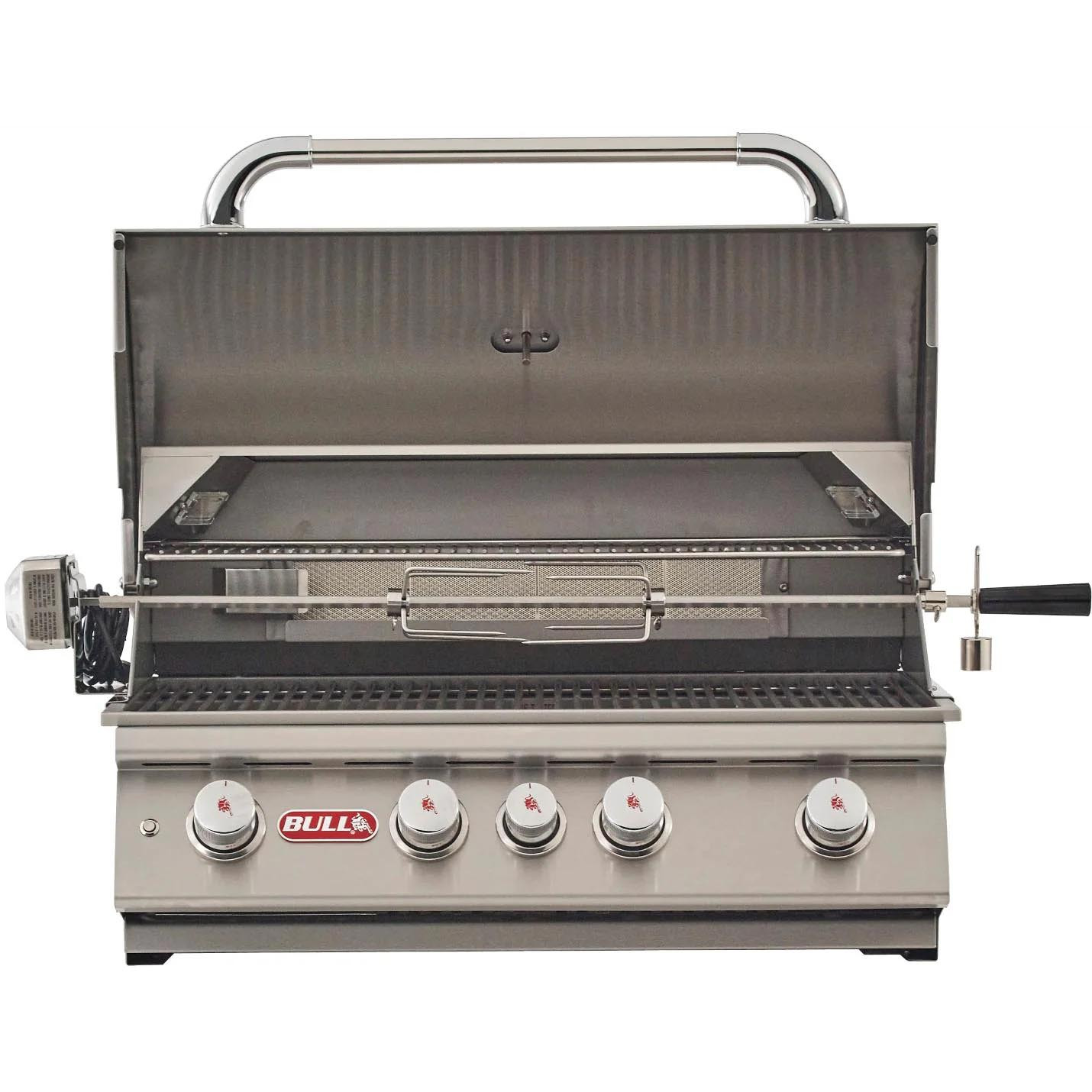 Bull Angus 30" 4Burner BuiltIn Grill With Rotisserie