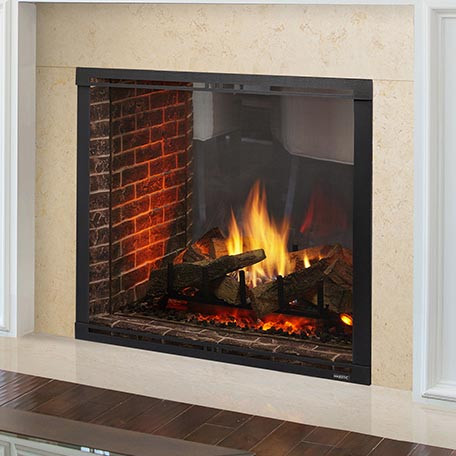 Fortress SeeThrough Indoor To Outdoor Gas Fireplace