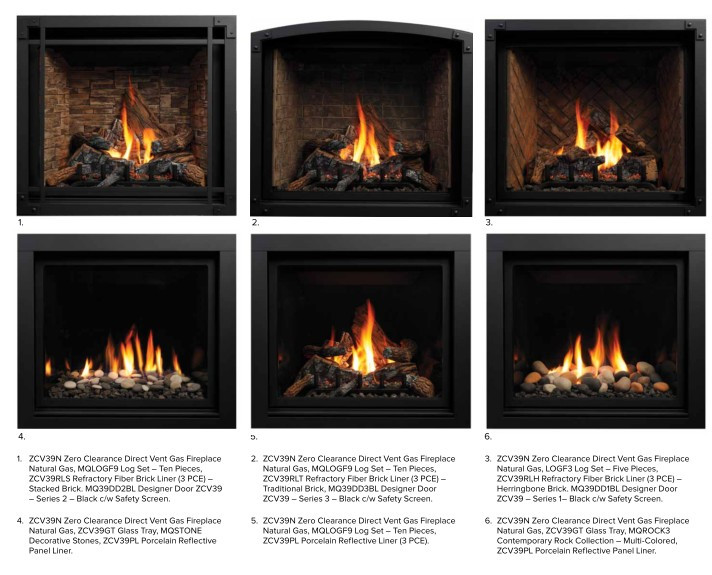 Kingsman 42" Traditional Gas Fireplace Zcv 39