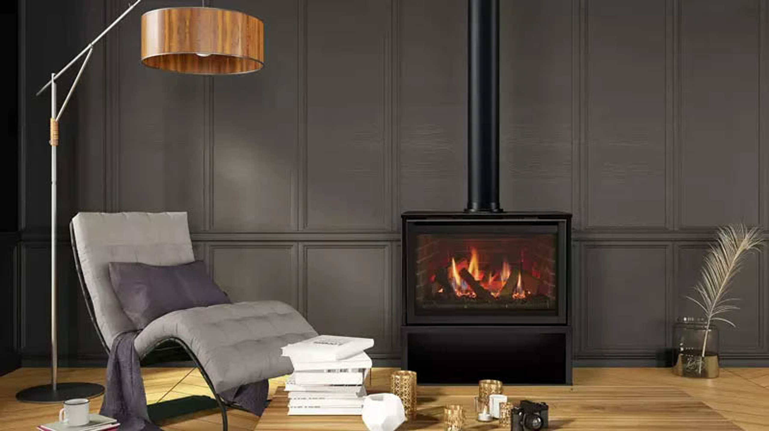 Majestic Ruby 30 Freestanding Gas Fireplace Vented RUBY30I