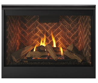 Majestic Meridian 42 Gas Fireplace Package