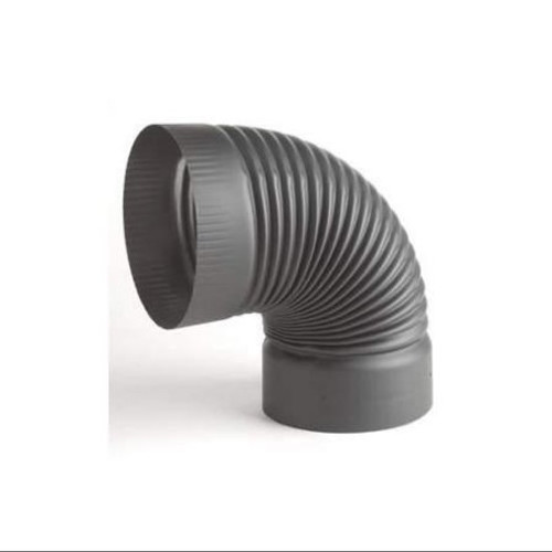 Heat Fab 6" Black Stove Pipe 6" 90 Degree Elbow FIREPLACESRUS