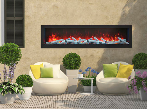 Remii Deep 65" Electric Fireplace - 102765-DE