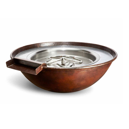 HPC Tempe Copper Gas Fire & Water Bowl