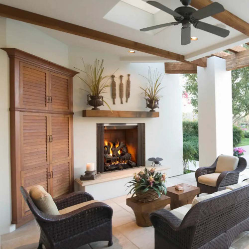  Castlewood Outdoor Wood Burning Fireplace - ODCASTLEWD-42