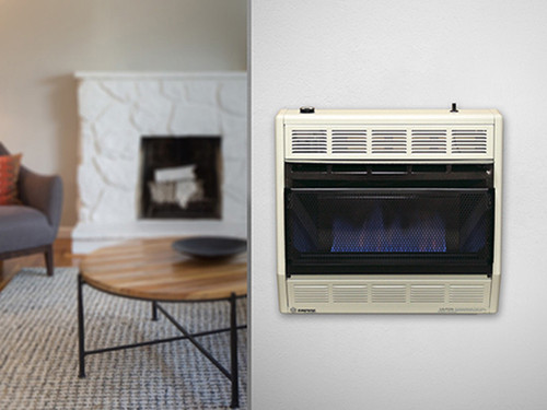 Empire BF30 Blue Flame Gas Vent Free Space Heater
