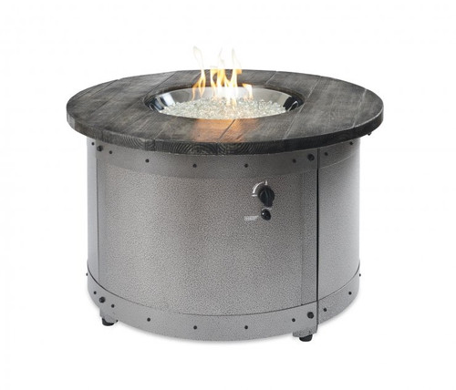 Outdoor Greatroom Edison Round Gas Fire Pit Table 