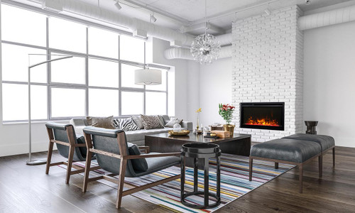 Remii 30" Classic Slim Smart Electric Fireplace - CLASSIC-SLIM-30