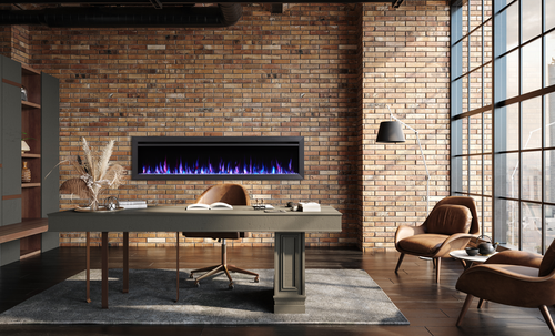 Allusion Slim Electric Fireplace 60"
