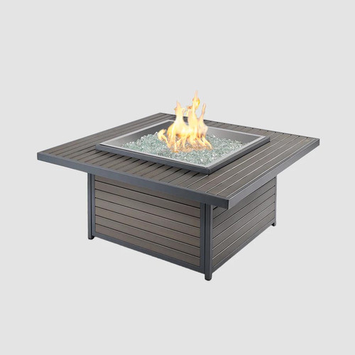 Outdoor Greatroom Company Brooks Square Chat Height Fire Pit Table - BRK-2424-19-K