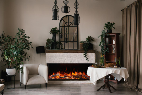 Amantii 48" LuminaForest Electric Fireplace - LF48