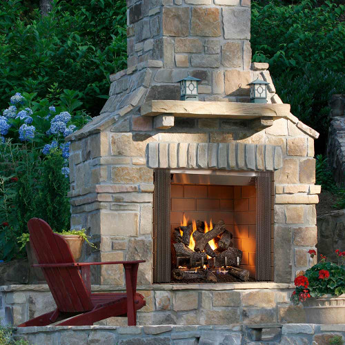 Cottagewood 50" Outdoor Wood Burning Fireplace - ODCTGWD-50
